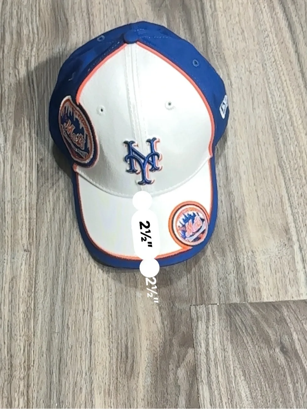 Youth New York Cap w/ Dual Logos & Custom CJ Embroidery .